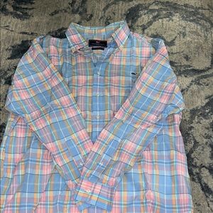 Vineyard Vines Men's Multicolor Plaid Shirt